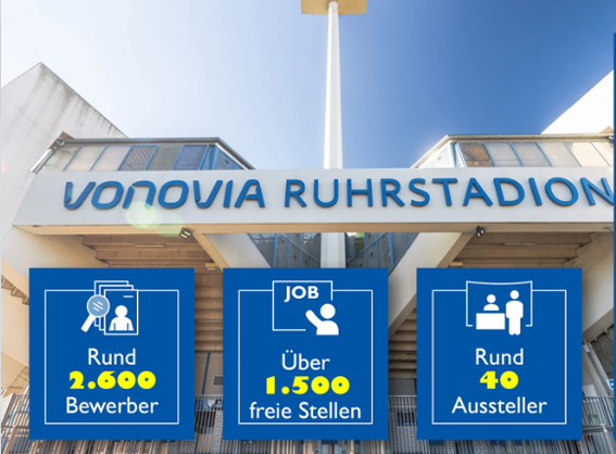 Messe für Jobinteressierte