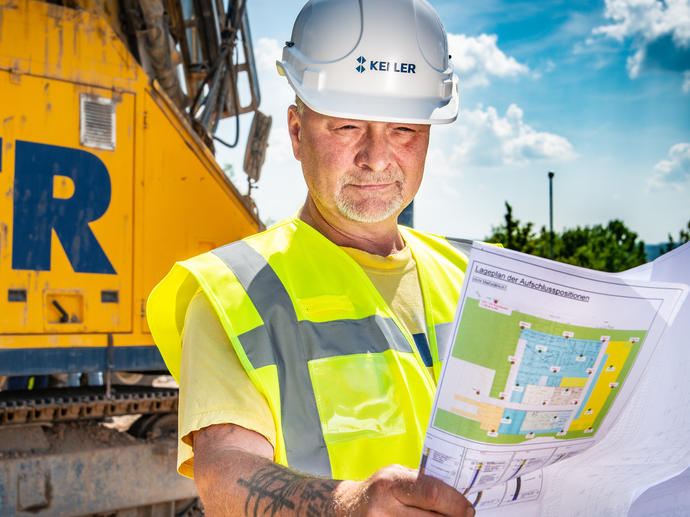 Arbeiten auf der Baustelle