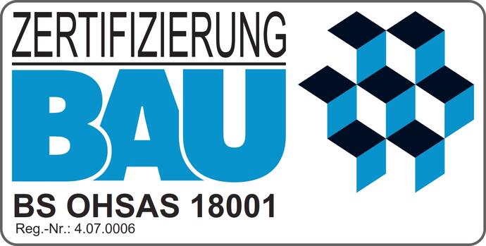 Zertifizierung Bau BS OHSAS 1800