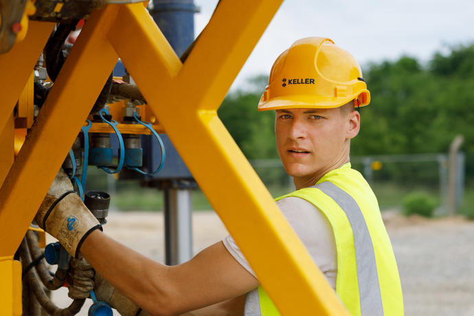 Arbeiten auf der Baustelle