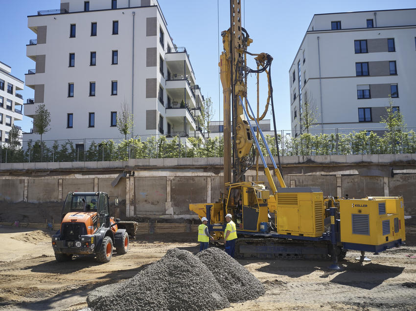 Baugrundverbesserung Quartier Reiterstaffel